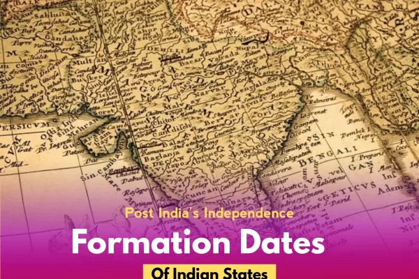 Formation Dates of Indian States